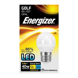 Energizer E27 LED Mini Globe 5,9w 470Lumen (40w)